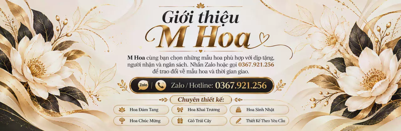 Ảnh bìa Shop hoa tươi Phú Giáo Bình Dương - Cùng bạn gửi lời cảm ơn